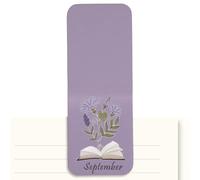 Flower Magnetic Leather Bookmark, Lightweight, 8x3x0.5cm, Aesthetic Bookmarks, Flower Clip Bookmark, Reusable, For Reading, Kids, Women, Teacher, Girls, Boys, Teen, Lovers, School, Study, Journal, Not