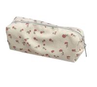 Flower Makeup Bag, Cute Floral Pencil Case | Portable Storage Bags, Elegant Zipper Toiletry Bag, Multifunctional Fashion Large Capacity Cute