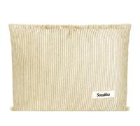 Flower Makeup Bag for Women Cute Makeup Pouch for Purse Zipper Cosmetic Bag Large Capacity Quilted Canvas Aesthetic Travel Toiletry Bags, AI white, White Corduroy