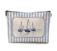 Flower makeup bag makeup bag Flower gifts for women, Nautical Sailboat