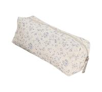 Flower Makeup Brush Pouch - Cosmetic Travel Case, Toiletry Storage Bag | Portable Canvas Organizer, Stylish Floral Carrying Case for Beauty for Women Girls Outdoor Use