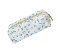 Flower Makeup Brush Pouch, Large Capacity Cosmetic Bags Storage Bag Pouch, Cute Fabric Pencil Case, Floral Make Up Organizer Canvas Storage Organizer, Floral Travel Bag for Women Girls