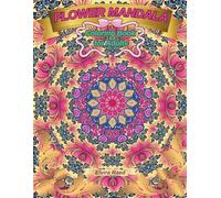 FLOWER MANDALA: Coloring Book for Adults