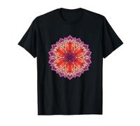 Flower Mandala Symmetry Yoga Chakra T-Shirt