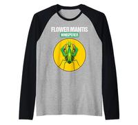 Flower Mantises Flower Mantis Whisperer Raglan Baseball Tee