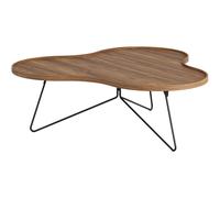 Flower Mono Coffee Table 114x39 Black/ Walnut