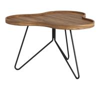 Swedese Flower Mono Coffee Table 66x39 Black/ Walnut