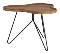 Flower Mono Coffee Table 66x45 Black/ Walnut