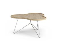 Flower Mono Coffee Table 90x84 Oak/Chrome