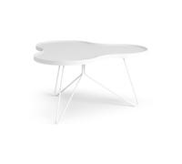 Flower Mono Coffee Table 90x84 White