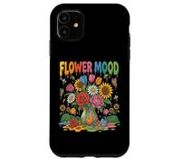 Flower Mood Trippy Psychedelic Colorful Floral Case for iPhone 11