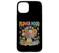 Flower Mood Trippy Psychedelic Colorful Floral Case for iPhone 15 Plus