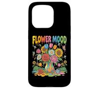 Flower Mood Trippy Psychedelic Colorful Floral Case for iPhone 15 Pro