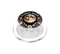 Flower Moon 2026 Full Moon Vintage Floral Butterfly Moth PopSockets PopGrip for MagSafe