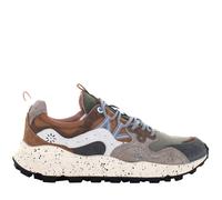 Flower Mountain for man. 2017816-01 Leather Sneakers Yamano3 brown (43), Flat, Laces, Casual