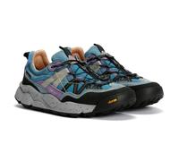 Flower Mountain Iwano Suede/Nylon Black/Blue Trainers - EU 37