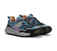 FLOWER MOUNTAIN Iwano Suede/Nylon Black/Blue Trainers - EUR 41