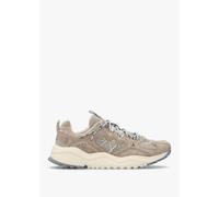 FLOWER MOUNTAIN Mens Yamabushi Uni Grey Beige Suede & Nylon Trainer
