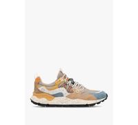 FLOWER MOUNTAIN Mens Yamano 3 Azure Stone Orange Suede & Nylon Trai