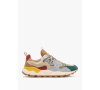 FLOWER MOUNTAIN Mens Yamano 3 Dark Petrol Light Grey Mud Suede Trai