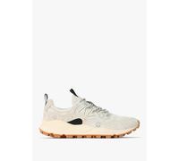 FLOWER MOUNTAIN Mens Yamano 3 Uni Grey Suede & Canvas Trainers Men