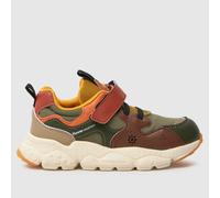 FLOWER MOUNTAIN Multi Yamano 3 VL Boys Toddler Trainers UK 6 (EU 23)