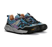 Flower Mountain Unisex Iwano Suede/Nylon Black/Blue Trainers - Size EU 36