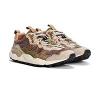 Flower Mountain Unisex Lenzan Brown/Green Trainers - Size EU 38