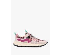 FLOWER MOUNTAIN Women's Yamano 3 Pink Fuchsia Suede Trainers Size: 38,