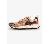 Flower Mountain Womens Yamano 3 Suede Print & Nylon - Beige / Milk / Light Brown