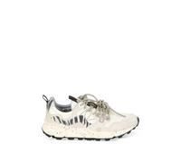 FLOWER MOUNTAIN Yamano 3 animal-print sneakers - White 35-37-38-39-40-41