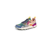 Women's Yamano 3 Petrol Stone Beige Suede & Nylon Trainers - Mus / 39