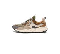 FLOWER MOUNTAIN Yamano 3 Trainers UK 8 Khaki Grey