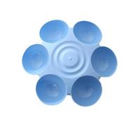Flower Multifunctional Pet Bowl - Dog Bowl Feeder | Non Slip Food Grade 6 Grid Pet Feed Bow | Safe and Durable Petal Design Pet Bowl for Indoor Cats