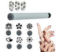 Flower Nail Stamper - Quick Stamping Kit, Reusable | Durable Stamping Plate With Precision In Salon Level Designs, Party Nail Ideas Or Romantic Manicure