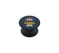 Flower Nectar Trochilidae Tiny Glorious Happy Humming Bird PopSockets Adhesive PopGrip