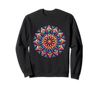 Flower of Life Colourful Mandala Spirituality Balance Sweatshirt