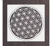 Flower of Life Mandala Wall Stencils Template Reusable Spray PaintStencils for Craft Painting On Wood Craft Canvas Walls Wood Furniture Decorations DIY Scrapbooking