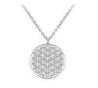 Flower Of Life Sacred Geometry Necklace Silver. Flower of Life jewelry, Sacred Geometry Jewelry, Metaphysical Psychic, Spiritual Jewelry