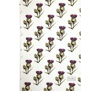Flower of Scotland Pattern Tea Towel in a Scottish Thistle Design