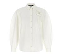 Flower Oversized Shirt - female - ROTATE Birger Christensen - Shirts - White - XS - Blouses & Shirts XS