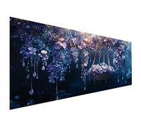 Flower Paint by Numbers Diamond Adult Paint by Numbers Canvas Kits, Paint-by-Numbers 60X80cm, DIY Color Oil Painting Acrylic Paints, Without Frame, Hobbies for Adults, Christmas Decorations L6-596