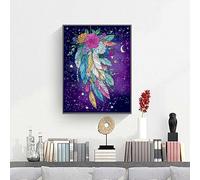 Flower Paint by Numbers Kit for Adults, Flowers Paint by Number Kits on Canvas Without Frame, DIY Acrylic Arts and Crafts for Adults Beginners, for Home Wall Decor, Gifts 12x16 Inch PjY4369 9-2