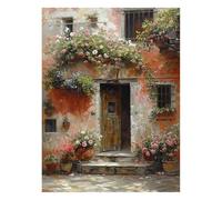 Flower Paint by Numbers Kit for Adults Landscape Acrylic Paint by Numbers 38 x 28 Inch Canvas Painting Craft Kits for Kids Wall Decor, Canvas Wall Art Painting for Home Decor Gifts for Women JLYH-3933