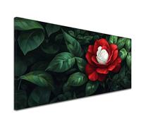 Flower Paint by Numbers Leaf Paint by Numbers Kits, Painting by Number for Adults with Frame, DIY Acrylic Oil Painting Kits for Kids or Beginner with Brushes, Home Decor Gift 12x24 inch/30x60cm k-1248