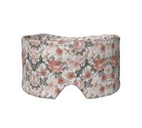 Flower Paris Eiffel Tower Print Sleep Eye and Ear Muffs Mask - Adjustable Yoga Travel Headband, Keep Warm Shading Comfortable Aid