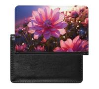 Flower Passport Cover Protector Rfid Blocking Passport Holder Id Card Holder Secure Travel Wallet Organizer for Passport Tickets Credit Cards, style, One Size