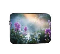 Flower Path Laptop Sleeve Case 10 Inch Suitable For Notebook Computer Tablet Traveling Carrying Simple Case