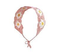 Flower Pattern Crochet Turban Hot Girls Elastic Hair Scarf Hollow Headband For Women Fashion Taking Photo Hair Accessory