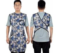 Flower Pattern Lead Apron, Dental Lead Rubber Shield Clothing with Protective Design for Hospitals, Labs & Nursing Homes Medical clothing(0.5mmPb)